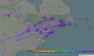 大量美国军机正穿越大西洋，规模空前！